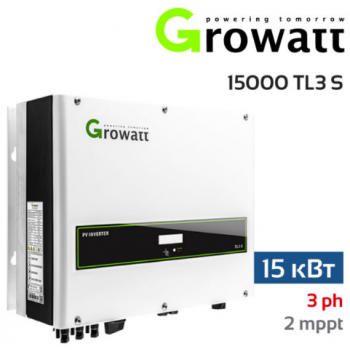  Інвертор напруги мережевий Growatt 13000 TL3-S (13 кВт, 3-фазний, 2 МРРТ) 
