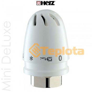  Термостатична головка TS-Mini-GS-Design,  М28х1,5, колір - біла (HERZ S920034) 