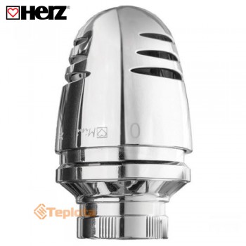  Термостатична головка Herz Mini H De Luxe хром 9200 M 30x1,5 арт. 1920048 