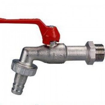  Кульовий кран для води з насадкою для шлангу і важільною ручкою (HERZ 1250302) 