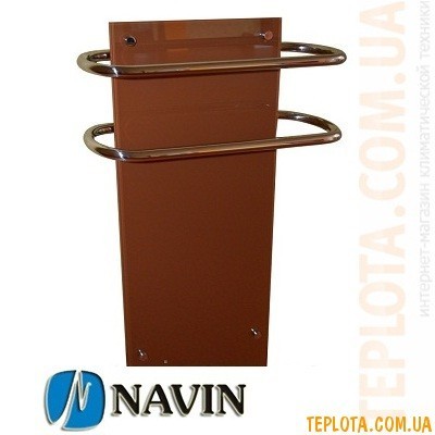 КРИСТАЛЛ 500x900 коричневый (140 W), (NAVIN), Украина - Электрический полотенцесушитель (стеклянная панель) 