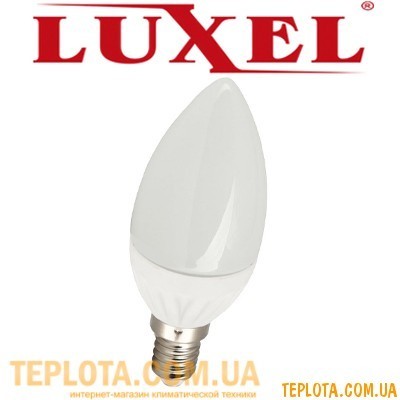 Світлодіодна лампа Luxel LED C-37 7W E14 4100K 