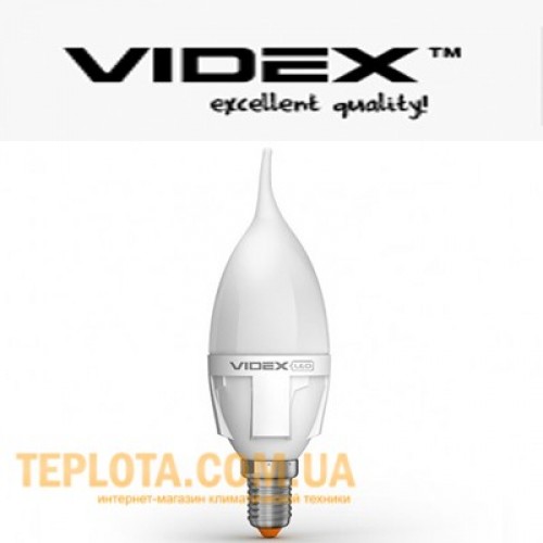 Світлодіодна лампа Videx  LED C37t 5W 4100K 220V E14 