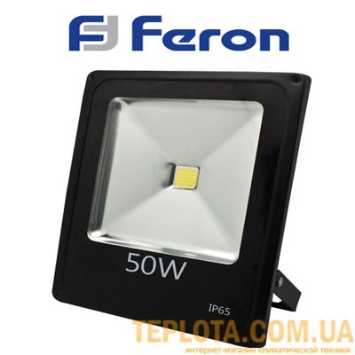  Світлодіодний прожектор Feron Super Slim 50W 6400K 4000Lm 