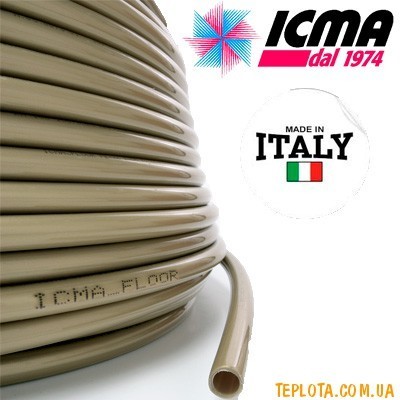  Труба для теплої підлоги ICMA FLOUR Icma №Р198 16х2мм 200 метрів 