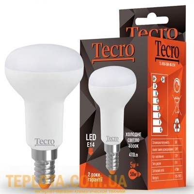 Світлодіодна лампа Tecro LED R50 5W 4000K E14 