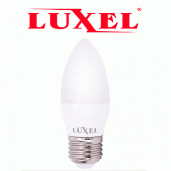 Світлодіодна лампа LUXEL ECO LED C-37 6W E27 4000K (047-NE) 