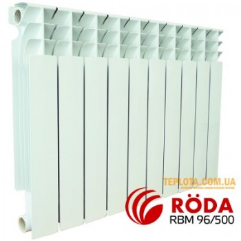  Радіатор біметалевий RODA RBM-96/500 (ціна за 10 секцій) 