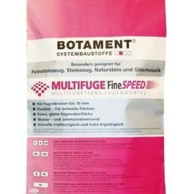  Botament Multifuge Fine Speed, затирка, цвет титаново-серый, 4 кг 