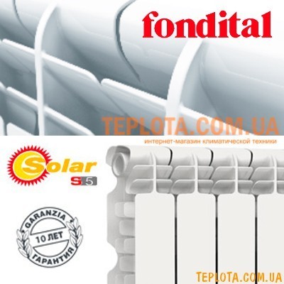  Радиатор алюминиевый FONDITAL SOLAR 500 (Италия, 500х100мм) 