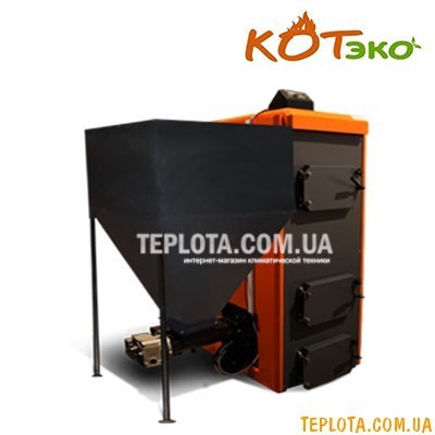  Твердотопливный котел с автоподачей топлива КОТэко GEIZER 50 (мощность 50 кВт) 