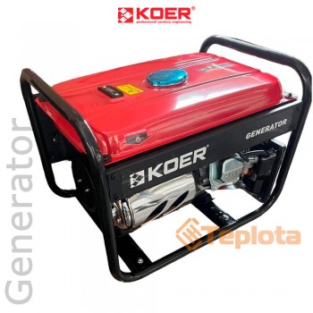  Генератор бензиновый KOER KU.3000B 2,8-3,0 кВт, ручний стартер (KR3430) 