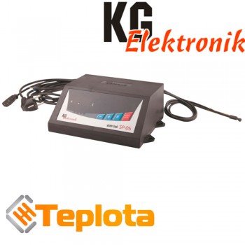  Контролер KG Elektronik SP-05 для твердопаливного котла (керув. вент+насос СО) 