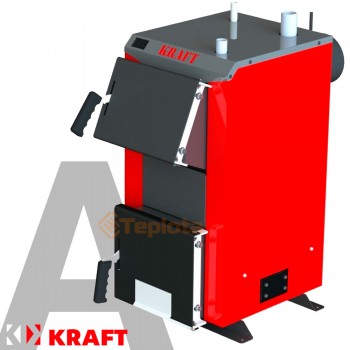  Котел твердопаливний Kraft A 12 кВт без автоматики (Котел Крафт Модель А) 