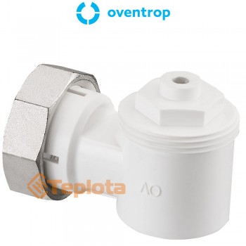  Oventrop Кутовий адаптер (перехідник) M30x1.5 / M30x1.5, білий (1011450) 