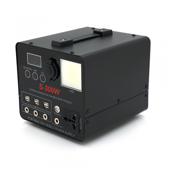  Портативний PowerBank S-300W, 220V / 20A, 1*AC / 220V+3*DC / 12V+6*USB / 5V, LED, Q4 (S-300W-20A) 