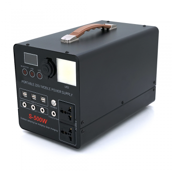  Портативний PowerBank S-500W, 220V / 30A, 2*AC / 220V+4*DC / 12V+6*USB / 5V, LED, Q2 (S-500W-30A) 