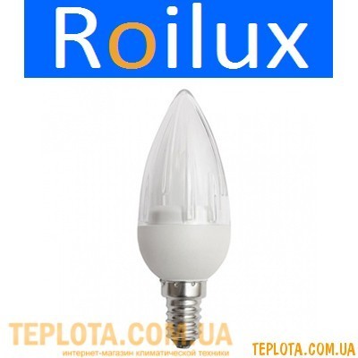 Світлодіодна лампа Roilux LED ROI B35P 6W E14 4100K 