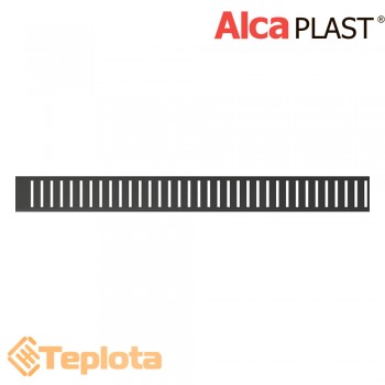  Alcaplast Перфорована решітка PURE-BLACK (чорна матова), 550 мм 