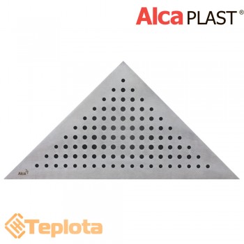  Alcaplast Перфорована решітка TRITON для кутових трапів (нержавіюча сталь матова) 