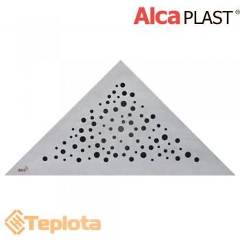  Alcaplast Перфорована решітка VIEW для кутових трапів (нержавіюча сталь матова) 