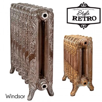  Чавунний дизайнерський радіатор RETROstyle Windsor 500 мм (підлоговий) 