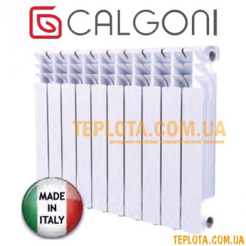  Радіатор алюмінієвий CALGONI ALPHA PRO 500-100 - Італія (ціна за 10 секцій) 