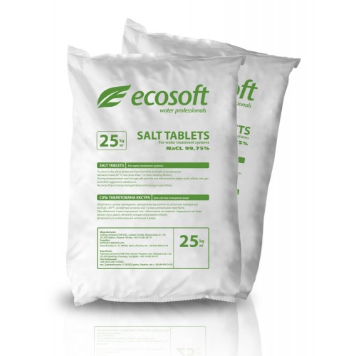  Соль Ecosoft, 25 кг 