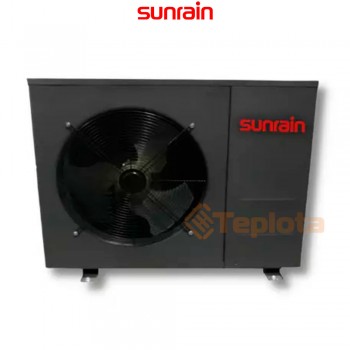 Тепловий насос моноблок Sunrain BLN-012TA1 EVI WiFi (12 кВт, 220В, фреон R410a, пульт у комплекті) 
