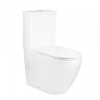  Унітаз-компакт Qtap Robin Ultra Quiet безободковий з сидінням Soft-close QT13222128AUQ1W 