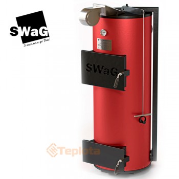  Котел твердопаливний тривалого горіння SWaG 10D (серія D дров'яний, потужність 10 кВт) 