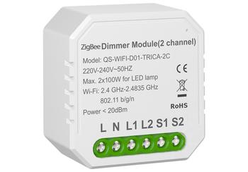  436121 Розумний вимикач - регулятор Tervix Pro Line ZigBee Dimmer (2 клавіші) 