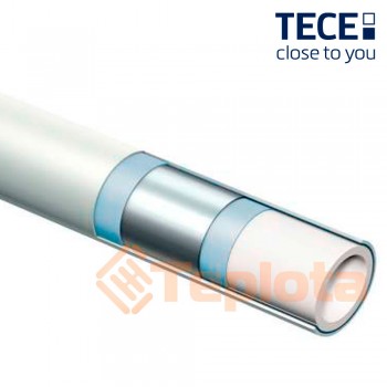  Универсальная многослойная композитная труба TECE PE-Xc/Al/PE d14х2,5 мм, бухта 120 м (732014) 