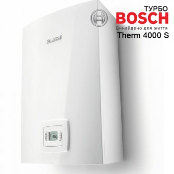  Газова колонка BOSCH Therm 4000 S WTD 15 AM E (бездимохідна модель турбо, 15 л. в хв.) арт. 7736502893 