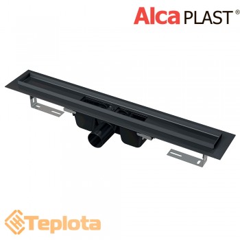  Alcaplast Душовий трап (водостічний жолоб) APZ1 BLACK для перфорованої решітки, 650 мм 