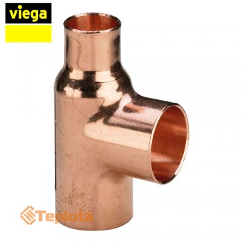  Viega Трійник редукційний під пайку 22х18х22 (Cu мідь, Viega 95130), арт. 101497 