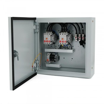  Блок АВР AKSA для генераторів із внутрішнім контролером, під конфігурацію мережі 3 / 3, 3 / 1,1 / 1, контактори 50A / 50А, max 22кВт (44KVA505022) 