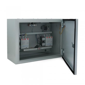  Блок АВР AKSA для генераторів з внутрішнім контролером, під конфігурацію мережі 3 / 3, 3 / 1,1 / 1, контактори 150A / 150A, max 75кВт (110KVA15015075) 