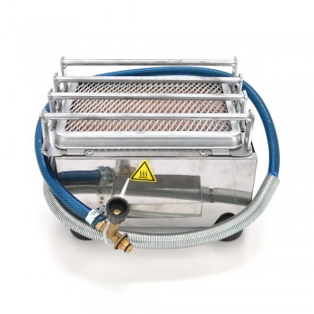  Підлоговий газовий обігрівач LPG для опалення та приготування їжі, шланг з регулятором в комплекті (LPG001) 