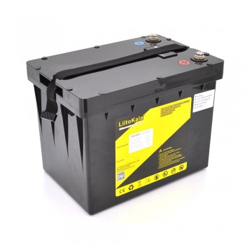  Акумуляторна батарея LiitoKala LiFePO4 48V(58,4V) 40Ah BMS(10(20) / 40A) з LCD дисплеєм (295*203*225mm), 13kg (Lii-LiFePO48-40)+ подарунок  Безкоштовна доставка   