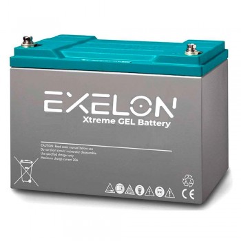  Акумуляторна батарея EXELON 100-12 GEL 12V 100 Ah (330 x 173 x 218), 30.4 kg Grey Q1 / 48 (EXG100-12) 