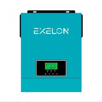  Інвертор Exelon EXS-3000 / 24, 3200VA, 24V, струм заряду 0-60A, MPPT (30-400VDC, 80A), 357x273x95mm, 4.8 kg (YT-EXS-3000-24) 