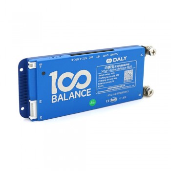  Universal BMS smart плата DaLy LiFePO4 4-8S 80A с Bluetooth + CAN + активный баллансир 1A (DaLy 4-8S / 80A) 