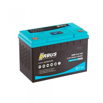  Акумуляторна батарея ORBUS LiFePO4 12,8V 100Ah, 300x160x210 mm, 13.5kg (LIT12-100)+ подарунок  Безкоштовна доставка   