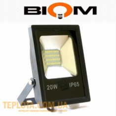  Світлодіодний прожектор Biom LED 20W SMD-20-Slim 6500K 220V IP65 