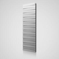  Біметалевий дизайн радіатор Royal Thermo Pianoforte Tower 22 Silver Satin (сірий) 