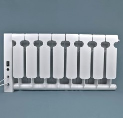  Електричний радіатор ОптіМакс низький 8 секцій - 960 Вт 