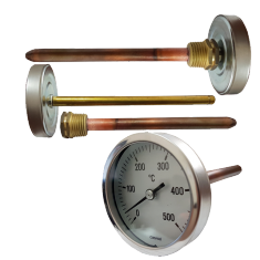  Термометр врізний для тандира СEWAL (500°C, 10 см) 