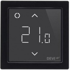  DEVI Терморегулятор DEVIreg Smart (+ 5 + 45С), Wi-Fi, 85 х 85мм, макс. 16A, чорний 