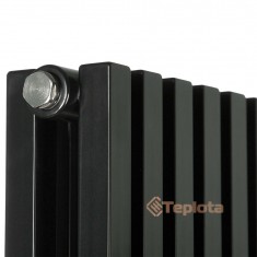  Betatherm Дизайнерський вертикальний радіатор Quantum 2000мм/525мм (Чорний (Ral 9005M)) 
